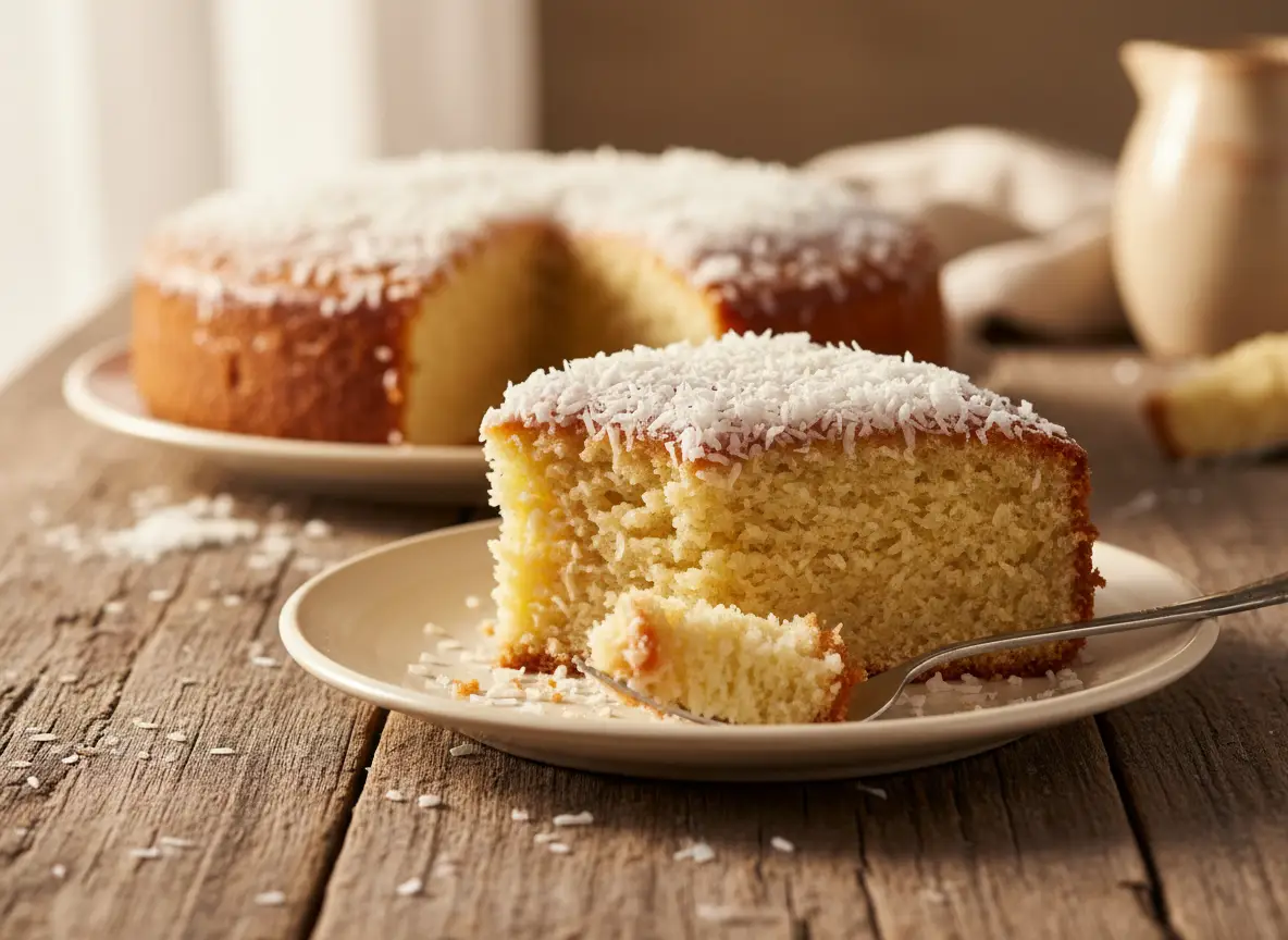 Bolo de Coco Molhado