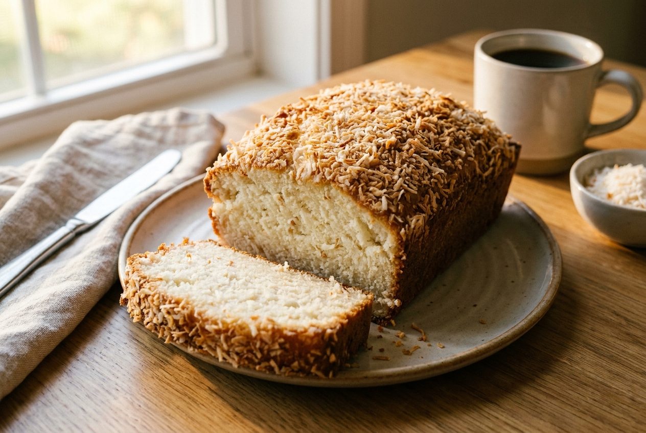 Bolo de Iogurte com Coco