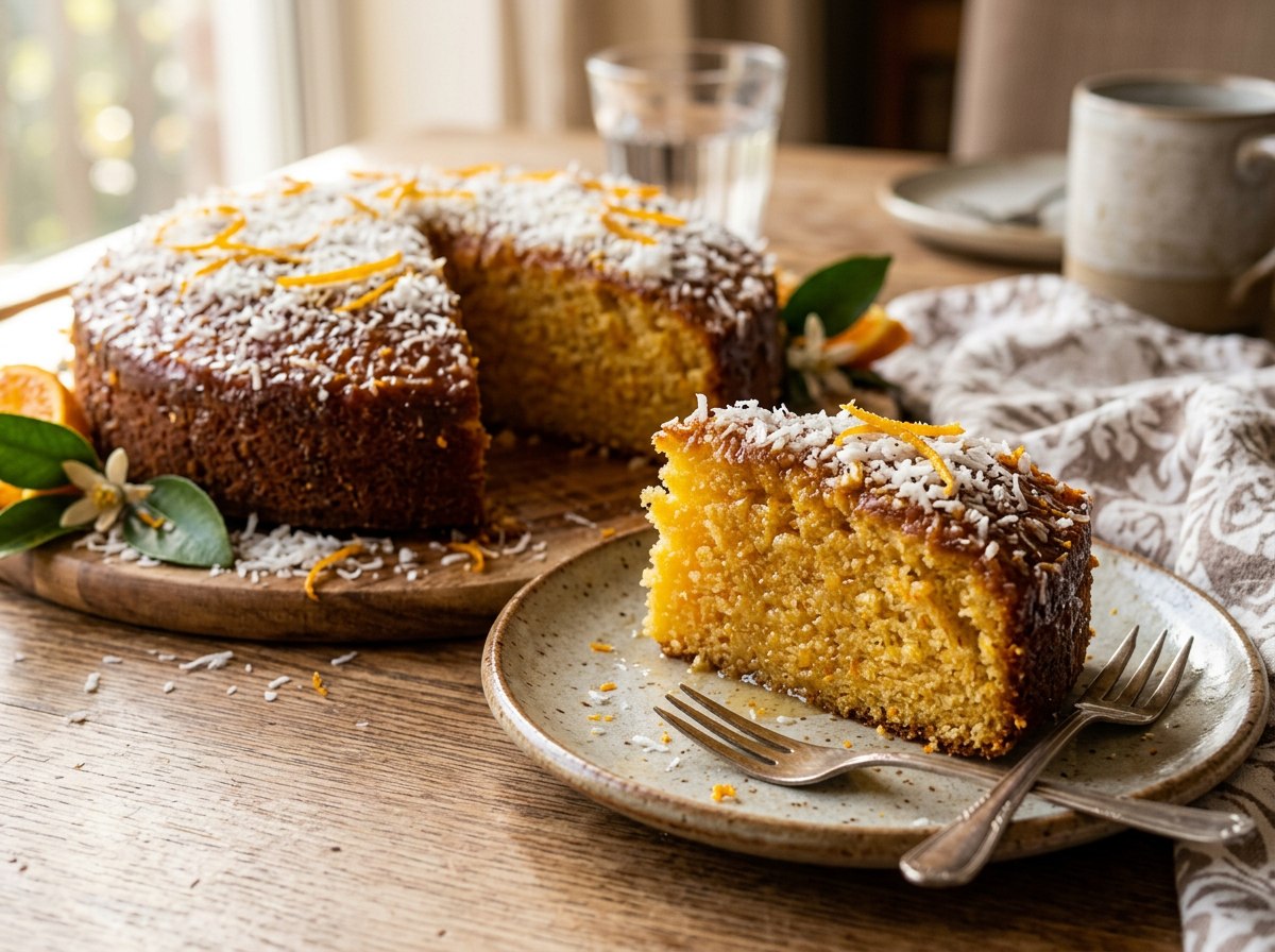 Pão de Ló Molhado de Laranja