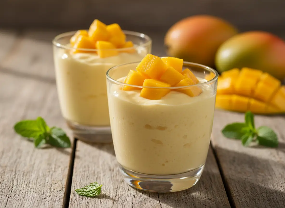 Mousse de Manga e Coco