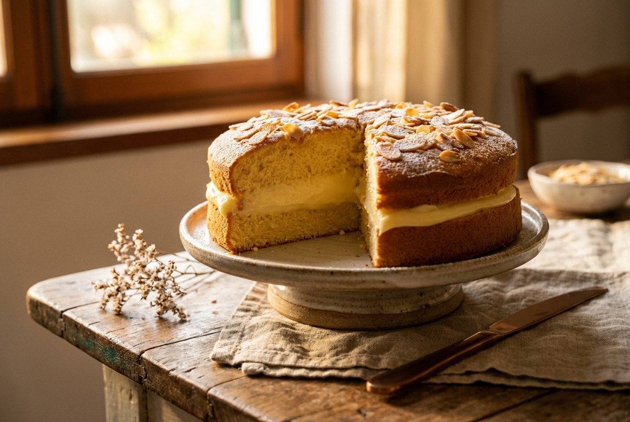 Pão de Ló Recheado da Pastelaria