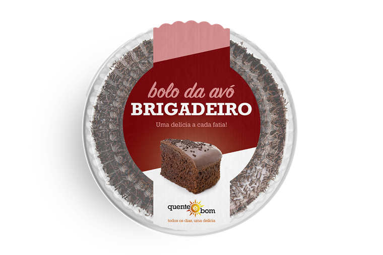 Bolo de Brigadeiro — Quente e Bom