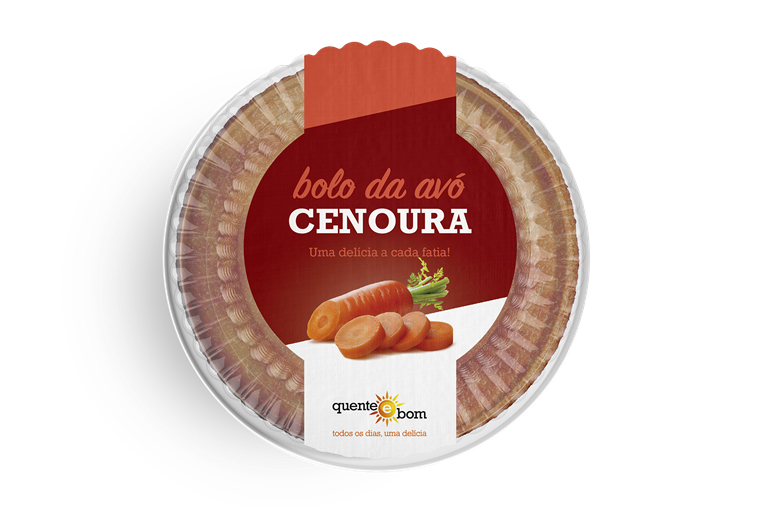 Bolo da Avó Cenoura — Quente e Bom