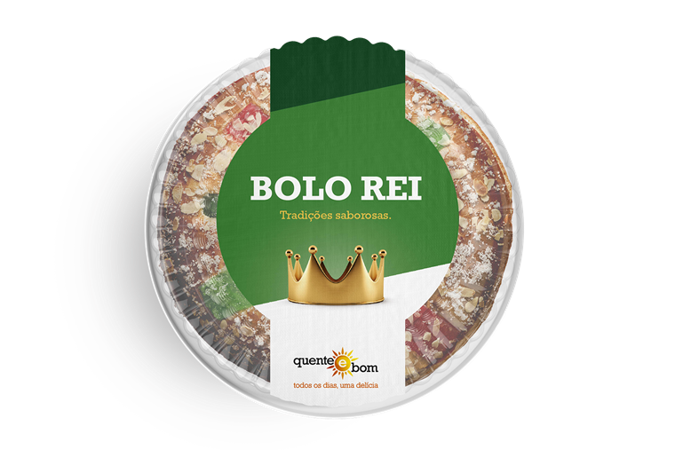Bolo Rei Tradicional — Quente e Bom