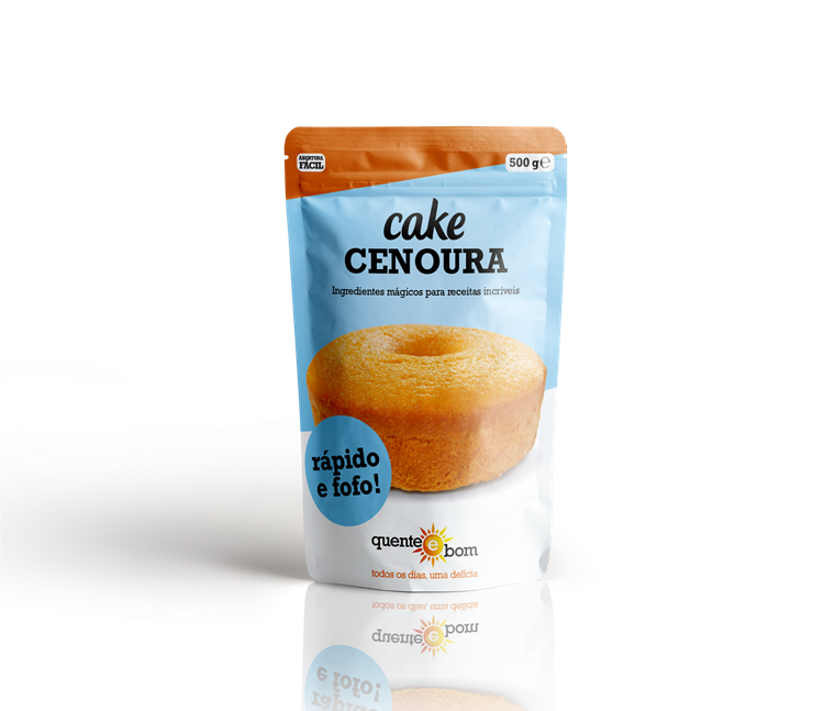 Cake Cenoura — Quente e Bom