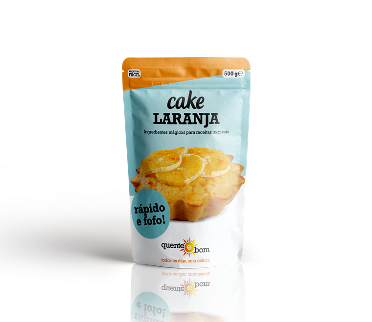 Cake Laranja — Quente e Bom