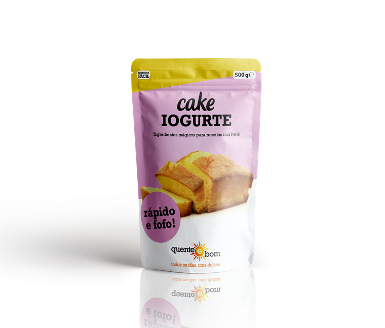 Cake Yogurte — Quente e Bom