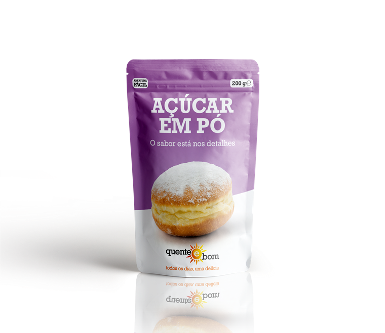 Açúcar em Pó — Quente e Bom