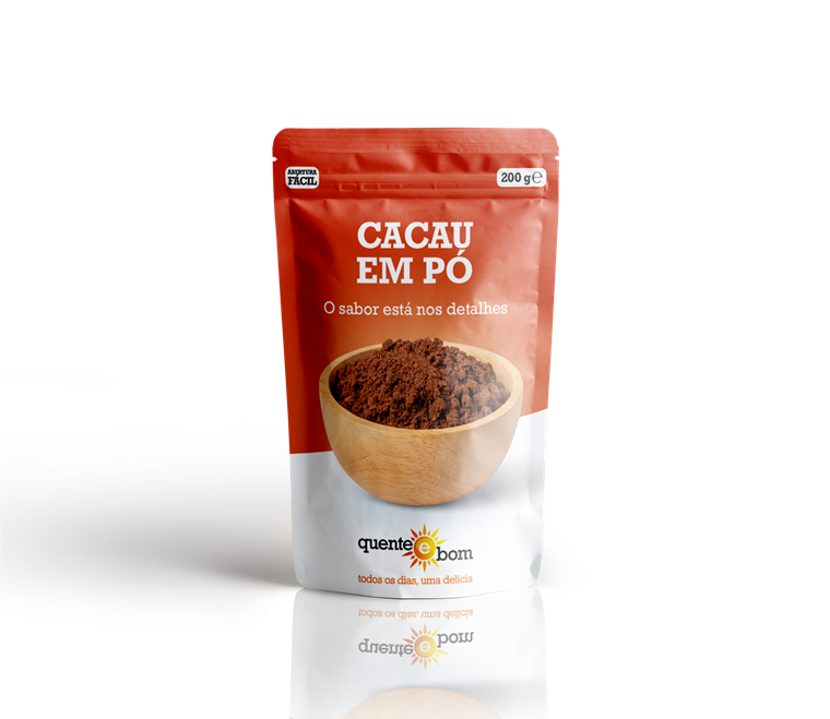 Cacau em Pó — Quente e Bom