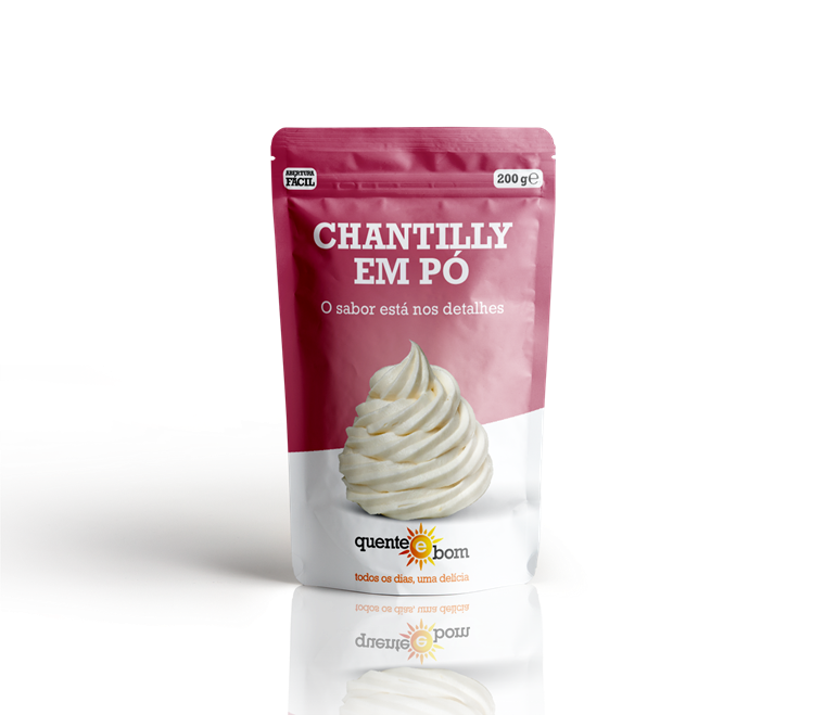 Chantilly em Pó — Quente e Bom