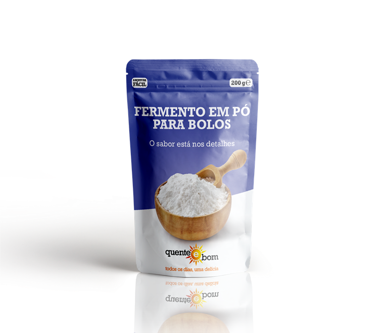 Fermento em Pó para Bolos — Quente e Bom