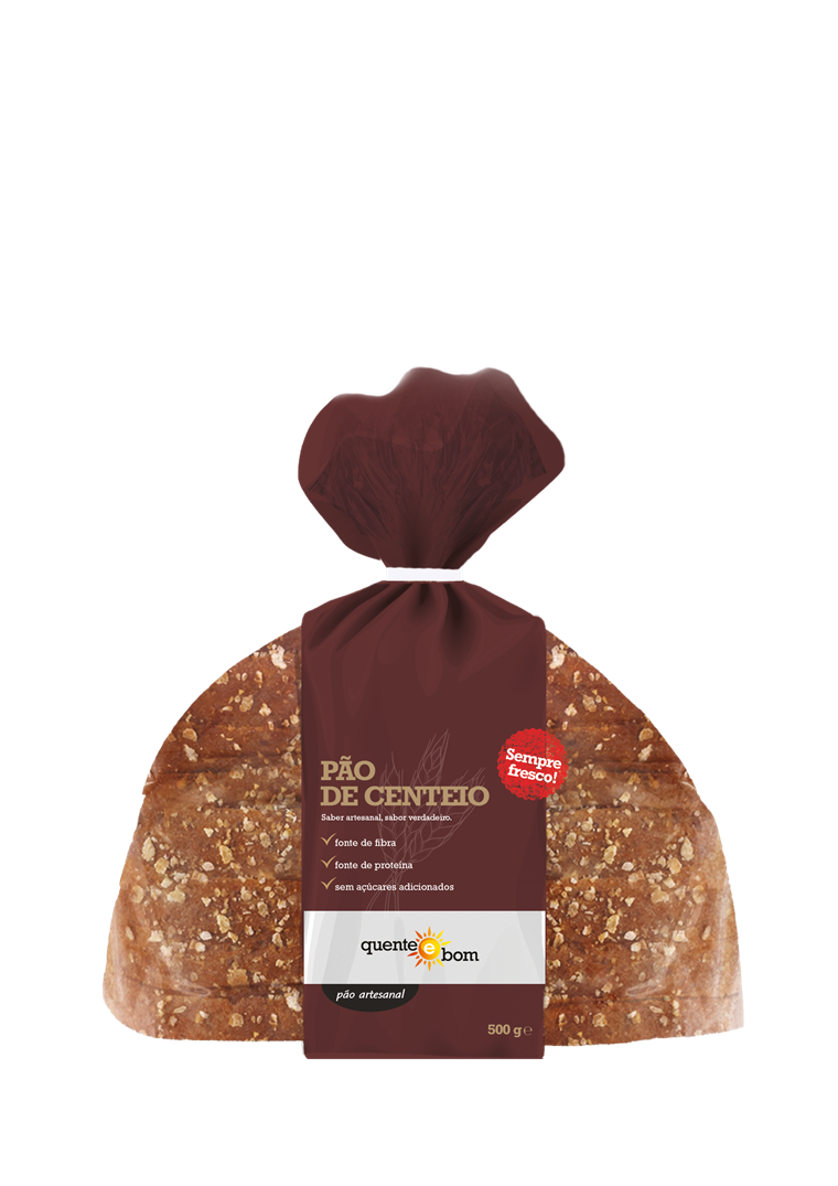Pão Artesanal de Centeio — Quente e Bom