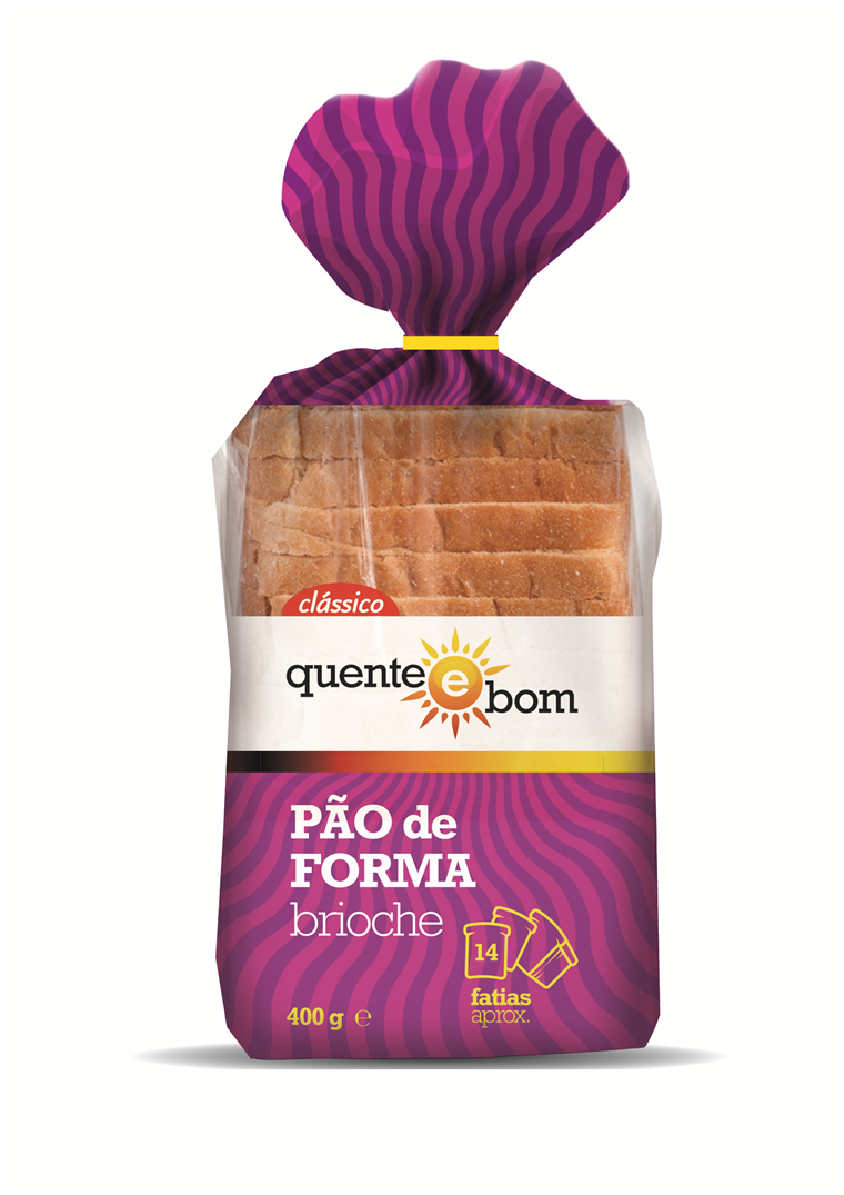 Pão de Forma Brioche — Quente e Bom