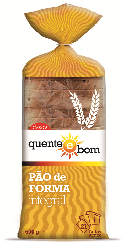 Pão de Forma Integral — Quente e Bom