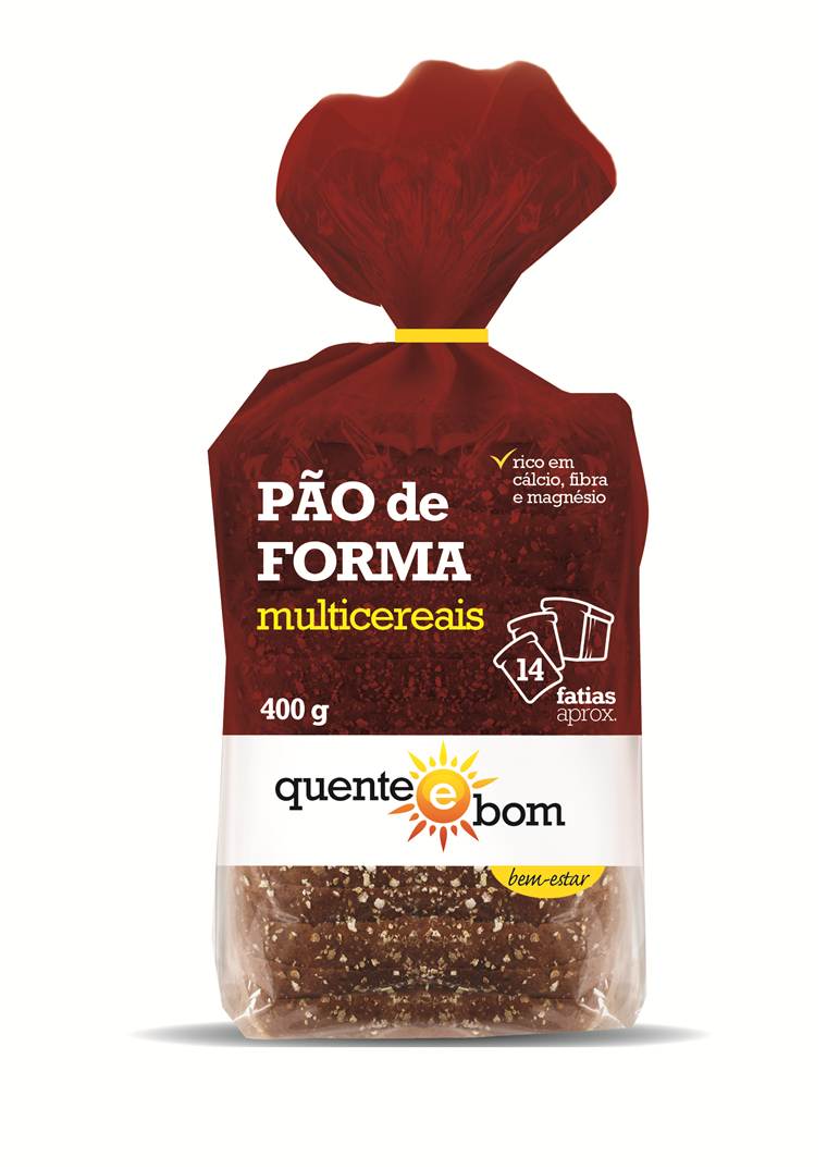 Pão de Forma Multicereais — Quente e Bom
