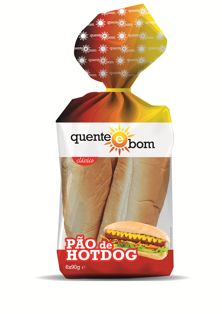 Pão de Hot Dog — Quente e Bom