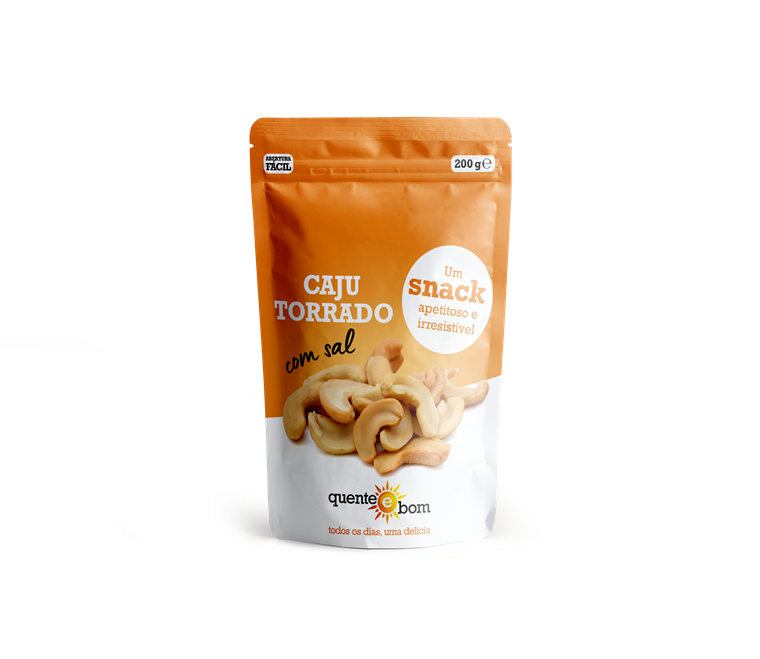 Caju Torrado com Sal — Quente e Bom